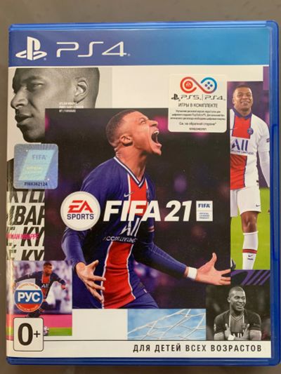 Лот: 18308586. Фото: 1. fifa 21 ps4/ps5 Русская версия... Игры для консолей