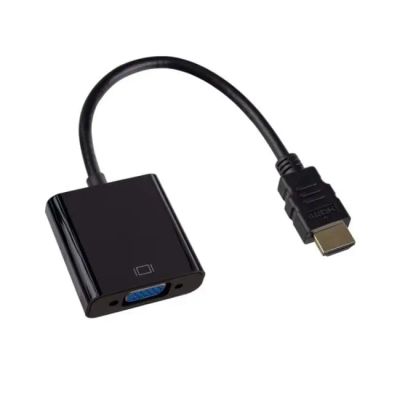 Лот: 16789928. Фото: 1. Переходник HDMI- VGA (шт/гн) Perfeo... Шнуры, кабели, разъёмы
