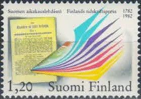 Лот: 16386110. Фото: 1. 1983. Финляндия. 100-летие периодической... Марки
