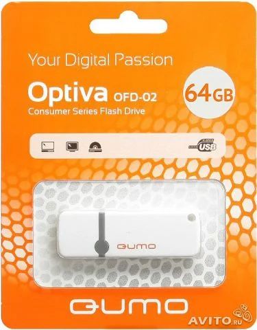 Лот: 4083829. Фото: 1. USB флеш карта памяти Qumo Optiva... USB-флеш карты