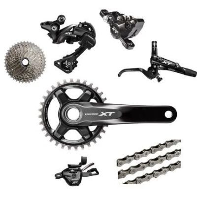 Лот: 9522749. Фото: 1. Shimano XT M8000 1x11 группсет. Запчасти