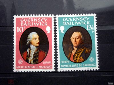 Лот: 16348138. Фото: 1. Полная серия Гернси 1980 г. Mi... Марки