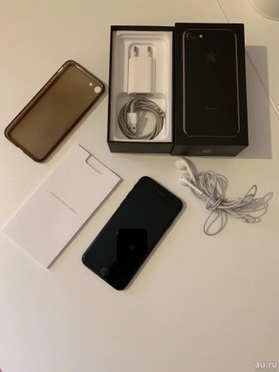 Лот: 13656945. Фото: 1. iPhone 7 Jet Black / Чёрный оникс. Смартфоны