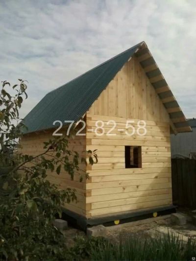 Лот: 13979952. Фото: 1. Баня 2х3 м из строганного бруса... Срубы, бани, дома