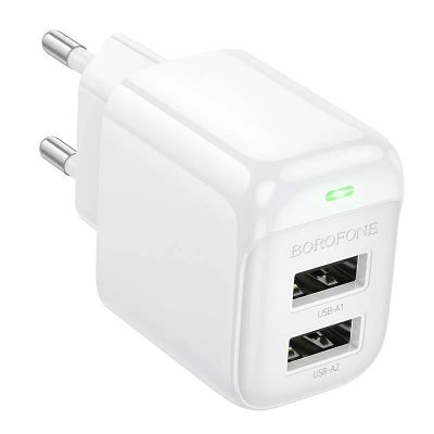 Лот: 25328117. Фото: 1. Зарядное сетевое (USB-A + USB-A... Зарядные устройства, блоки питания, адаптеры сетевые для смартфонов