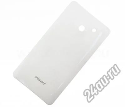 Лот: 12849249. Фото: 1. Чехол Huawei D2 Пластик Белый. Чехлы, бамперы