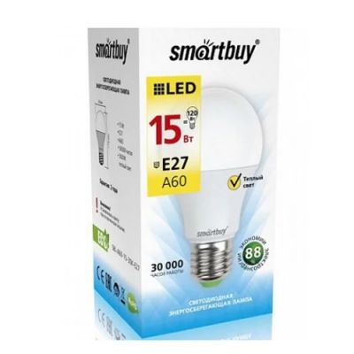Лот: 8082371. Фото: 1. Лампа светодиодная Smartbuy A60... Другое освещение