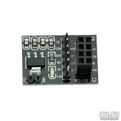 Лот: 13053912. Фото: 1. Адаптер для модулей NRF24L01... Микроконтроллеры