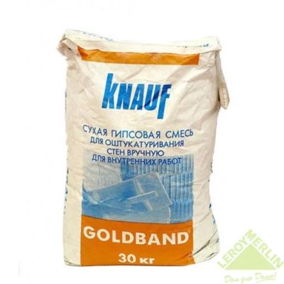Лот: 3542754. Фото: 1. KNAUF goldband штукатурка гипсовая... Смеси, шпатлевки, цемент