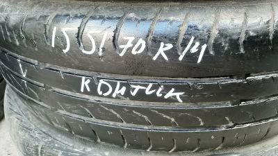 Лот: 16029537. Фото: 1. 155/70 R14 Continental одно. Шины