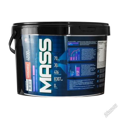 Лот: 5709076. Фото: 1. Mass 4000g RLINE. Спортивное питание, витамины