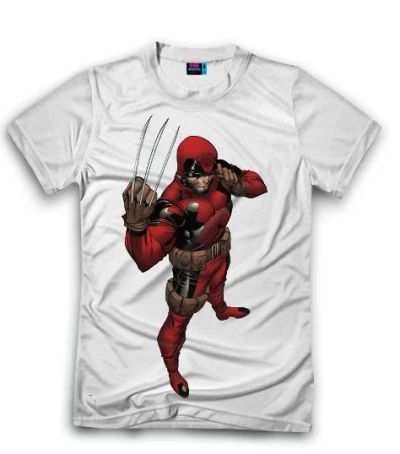 Лот: 6865778. Фото: 1. Футболка Дэдпул (Deadpool) Россомаха. Футболки, поло