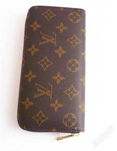 Лот: 1277619. Фото: 1. кошелек louis vuitton с рубля!. Бумажники, кошельки, портмоне