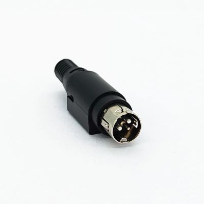 Лот: 23278633. Фото: 1. Разъем mini DIN3M, штекер, кабельный... Разъёмы