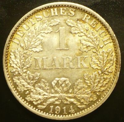 Лот: 9887600. Фото: 1. 1 марка 1914г Германия. Германия и Австрия