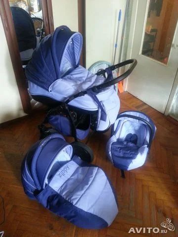 Лот: 3690464. Фото: 1. Коляска Tutis Zippy Silver Plus... Коляски