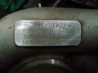 Лот: 14469115. Фото: 1. Santa Fe турбина. Двигатель и элементы двигателя
