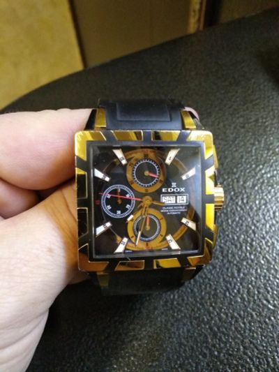 Лот: 14815598. Фото: 1. Часы хронограф EDOX. Оригинальные наручные часы