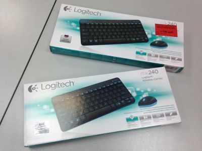 Лот: 9140866. Фото: 1. Комплект Logitech MK240 Wirless... Клавиатуры и мыши