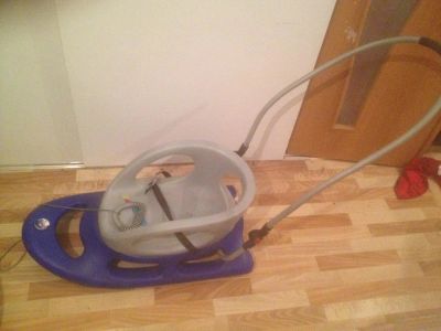 Лот: 6346103. Фото: 1. санки HKW с подсветкой. Санки, снегокаты, ледянки, аксессуары