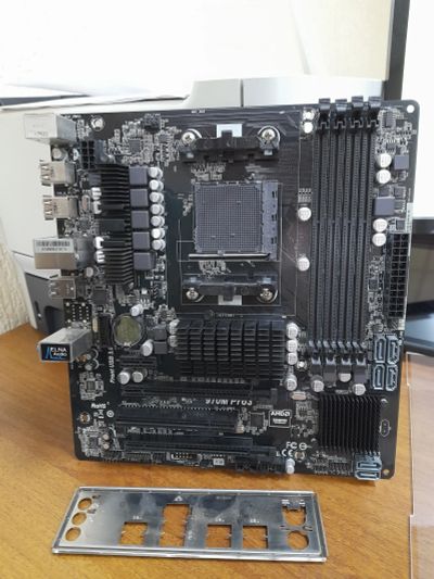 Лот: 20732767. Фото: 1. Материнская плата Asrock 970M... Материнские платы