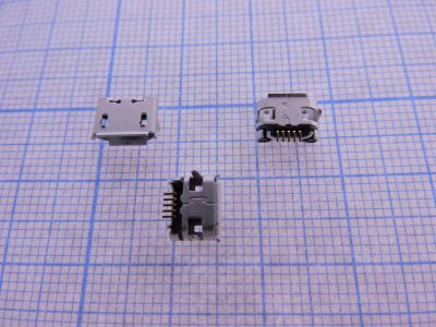 Лот: 12287373. Фото: 1. Системный разъём №043 micro-USB... Разъёмы