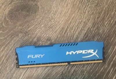 Лот: 14068882. Фото: 1. Fury HyperX DDR3 - 8GB для ПК. Оперативная память