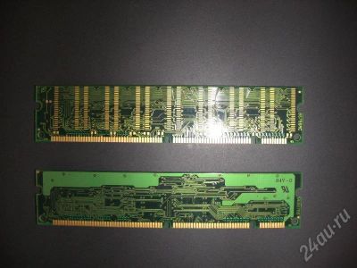 Лот: 201323. Фото: 1. Память SD-RAM 64mb 2шт. Оперативная память