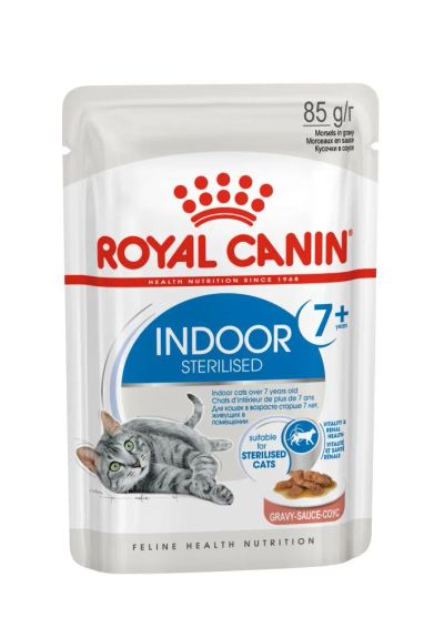 Лот: 24835743. Фото: 1. Royal Canin Indoor +7 пауч для... Корма