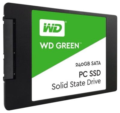 Лот: 10046332. Фото: 1. SSD 2.5” 240GB WD WDS240G1G0A... SSD-накопители