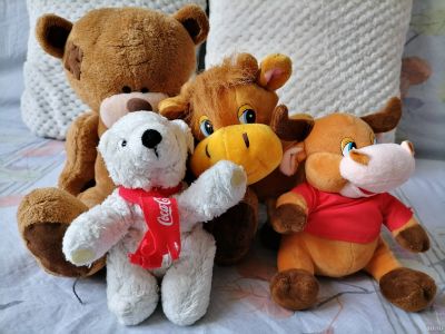 Лот: 18125345. Фото: 1. Мягкие игрушки одним лотом. Мягкие