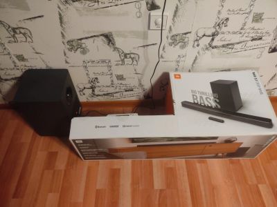 Лот: 17659804. Фото: 1. Саундбар jbl bar deep bass 2.1. Активные акустические системы
