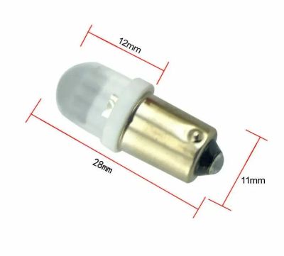 Лот: 21248023. Фото: 1. Лампа 12В Ba9s 1SMD Белый свет. Оптика и освещение