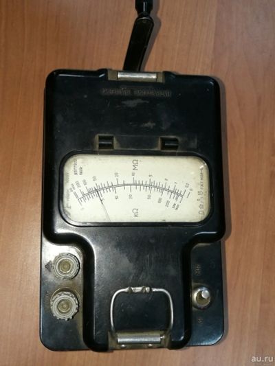 Лот: 13319930. Фото: 1. мегаомметр М110 1М, 1000 вольт. Контрольно-измерительное оборудование