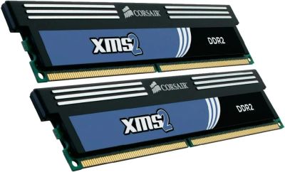 Лот: 7071540. Фото: 1. 4Gb (2 x 2Gb) Corsair DDR2 800... Оперативная память