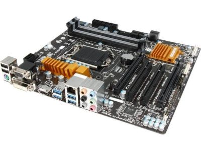 Лот: 13468477. Фото: 1. Игровая материнка Gigabyte GA-Z97M-D3H... Материнские платы