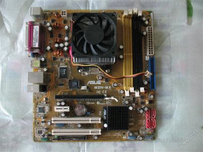 Лот: 2077093. Фото: 1. Asus M2N-MX + процессор AMD Athlon... Процессоры