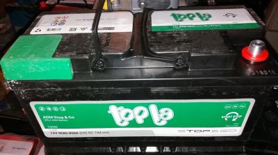 Лот: 13075873. Фото: 1. AGM Аккумулятор Topla Top 95 корпус... Аккумуляторы