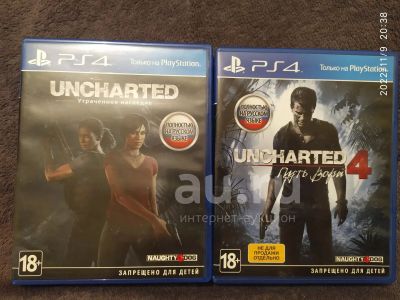 Лот: 19824822. Фото: 1. Uncharted 4 путь вора ps4 + Uncharted... Игры для консолей