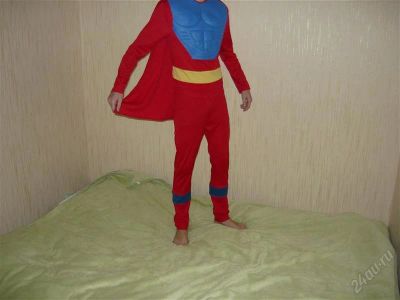 Лот: 2302354. Фото: 1. Костюм новогодний supermen. Детские карнавальные, праздничные костюмы