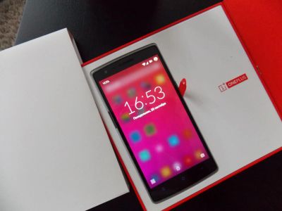 Лот: 6178020. Фото: 1. OnePlus One 64GB 4G/3G Black/Чёрный... Смартфоны