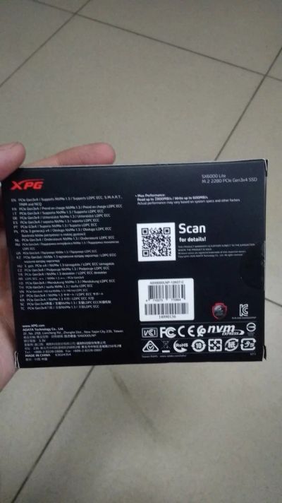 Лот: 15679853. Фото: 1. Продам SSD M.2 накопитель A-DATA... SSD-накопители