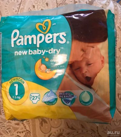 Лот: 10055870. Фото: 1. Pampers подгузники. Другое (кормление и уход, гигиена)