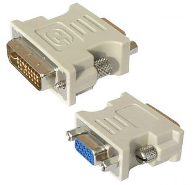 Лот: 10725574. Фото: 1. Переходник DVI - VGA. Шлейфы, кабели, переходники