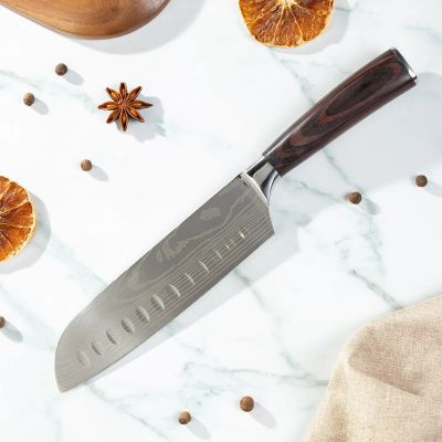 Лот: 24873979. Фото: 1. Нож кухонный Daniks, Classic G10... Столовые приборы, ножи