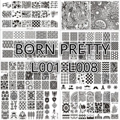 Лот: 10805113. Фото: 1. Плитки для стемпинга Born pretty... Инструменты, аксессуары