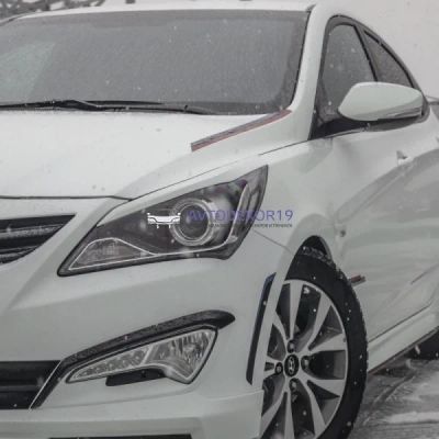 Лот: 16727778. Фото: 1. Реснички накладки HS1 на фары... Детали тюнинга