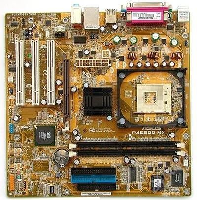 Лот: 1494703. Фото: 1. Asus P4S800-MX S. Материнские платы