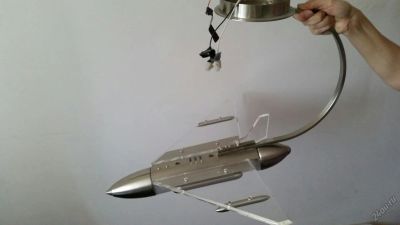 Лот: 5590672. Фото: 1. Люстра-самолет. Другое освещение