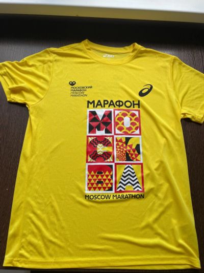 Лот: 17920665. Фото: 1. Asics футболка мужская L. Футболки, поло